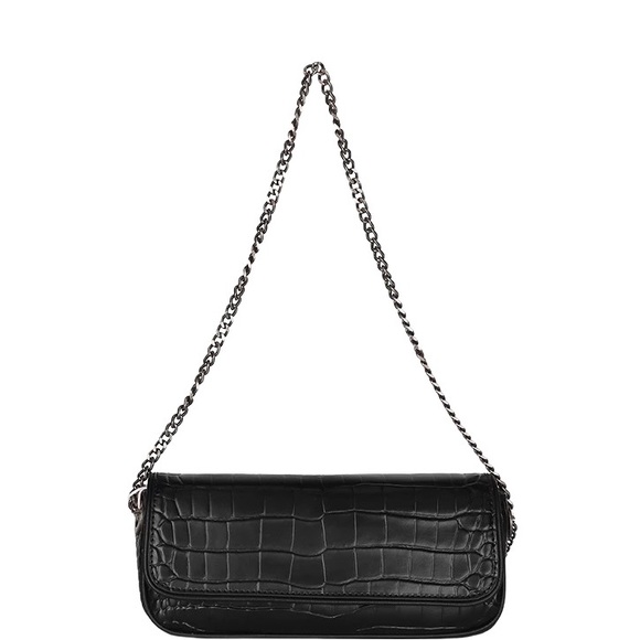 Genuine leather Handcrafted with detachable chain purse / shoulder bag - Picture 3 of 8